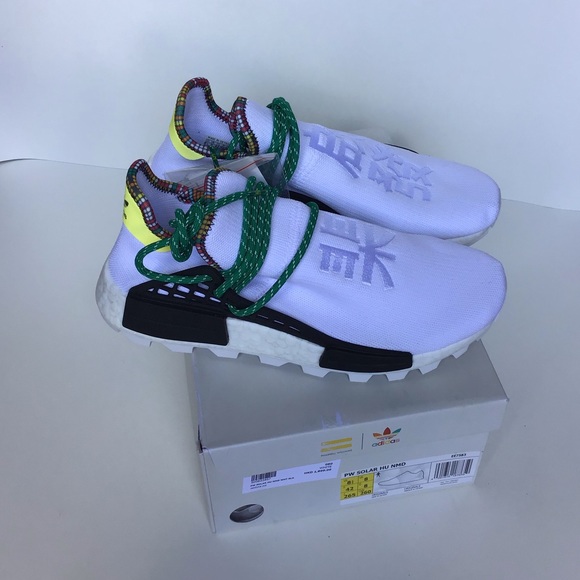 **SOLD** Adidas PHARRELL Solar HU NMD White Sz 8.5 - Picture 2 of 7